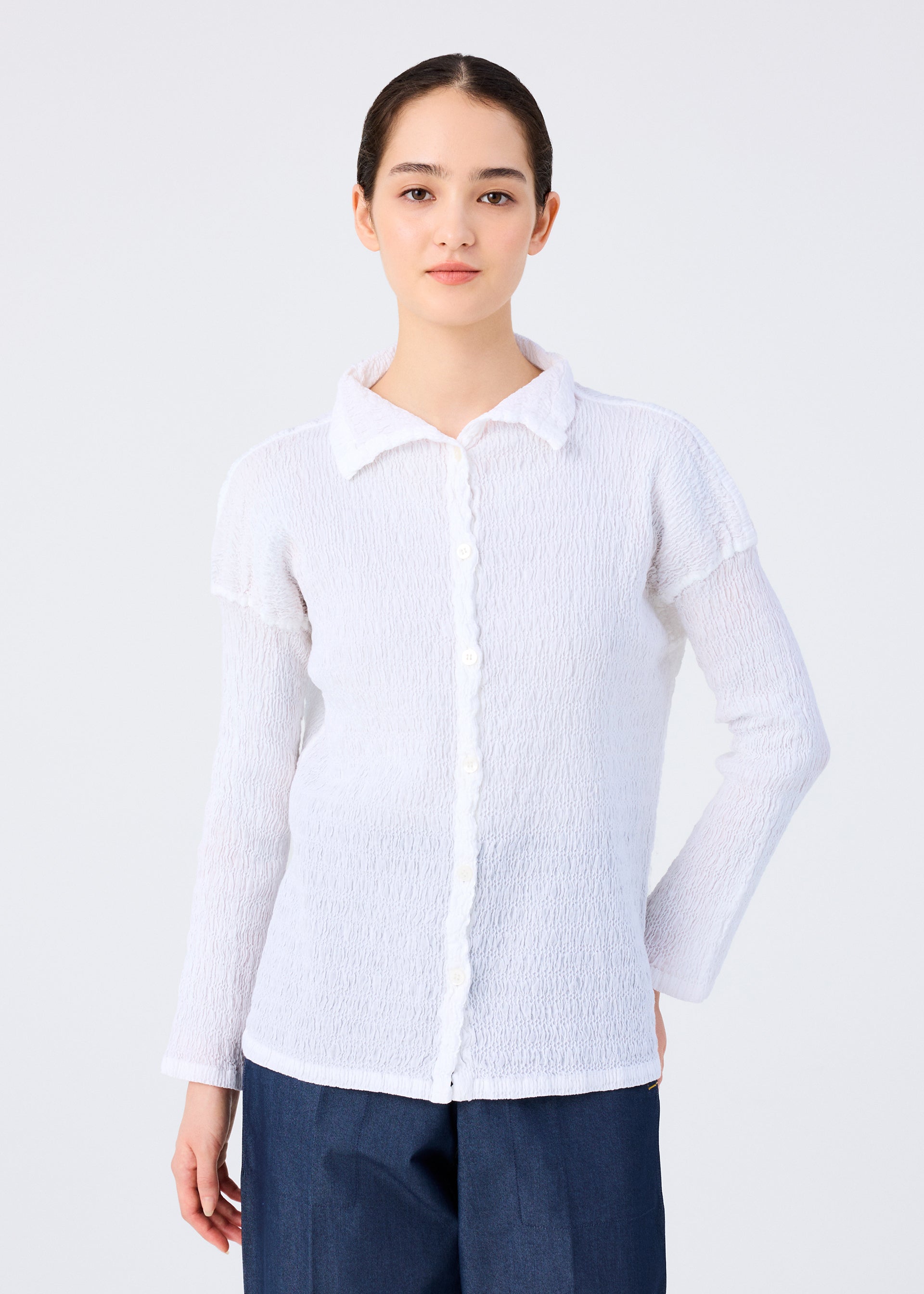 ドメスティック アーカイブ ISSEY MIYAKE 変形デザインカーディガン 人気ドメスティックブランド【PLEATS PLEASE ISSEY MIYAKE/プリーツ