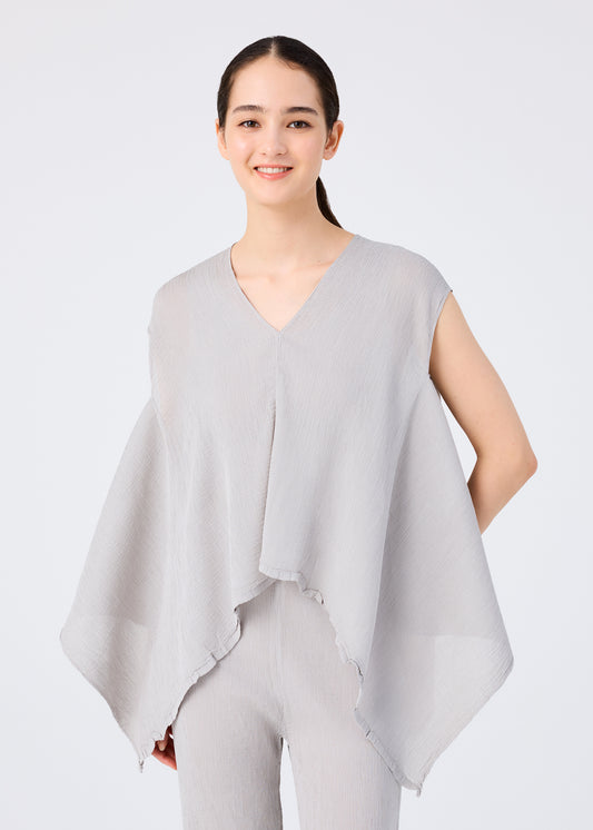 FLAT SEE-THROUGH CREPE、ウィメンズ_トップス_トップ、着用画像1