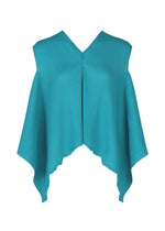 FLAT SEE-THROUGH CREPE、ウィメンズ_トップス_トップ、ブルー