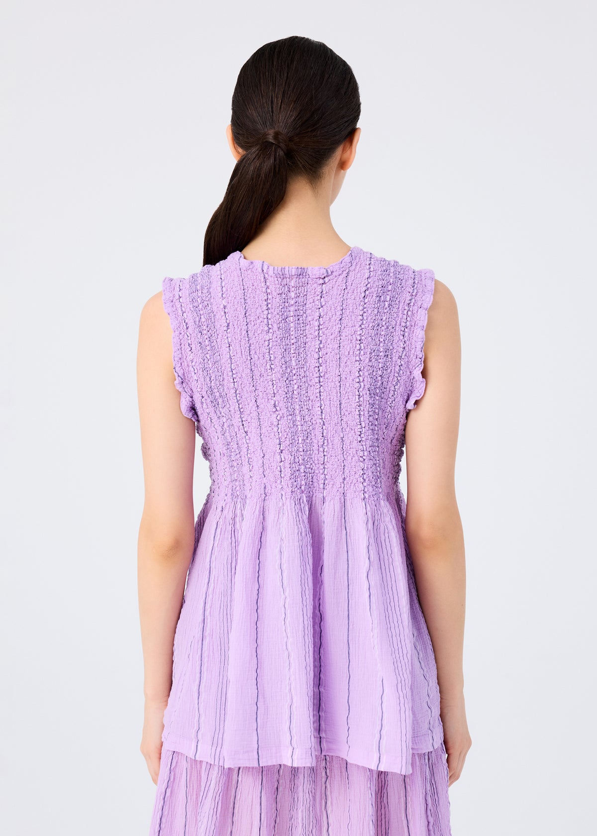 SHIRT STRIPE CAULIFLOWER、ウィメンズ_トップス_トップ、着用画像2