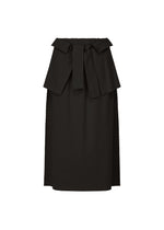FLAT JERSEY、ウィメンズ_スカート、ブラック