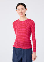 DIAMOND WOOL MIX JERSEY、ウィメンズ_トップス_トップ、着用画像1