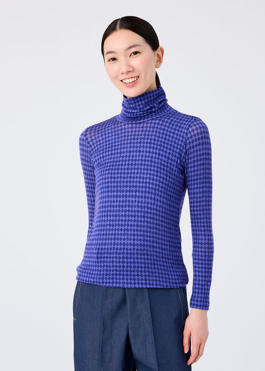 DIAMOND WOOL MIX JERSEY、ウィメンズ_トップス_トップ、着用画像1