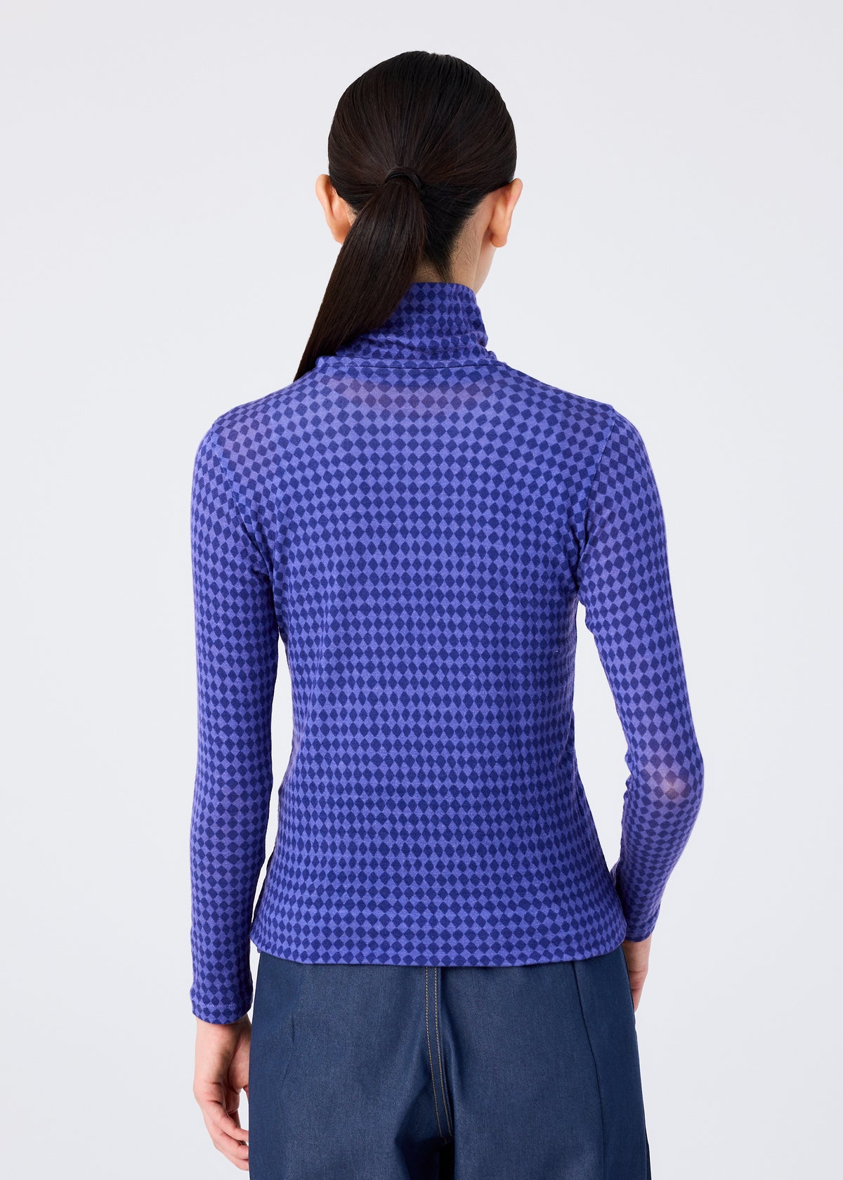 DIAMOND WOOL MIX JERSEY、ウィメンズ_トップス_トップ、着用画像2