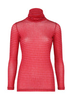 DIAMOND WOOL MIX JERSEY、ウィメンズ_トップス_トップ、ピンク