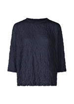 MERINGUE T-SHIRT、ウィメンズ_トップス_トップ、ネイビー