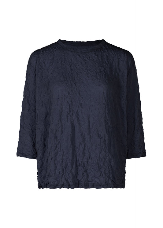 MERINGUE T-SHIRT、ウィメンズ_トップス_トップ、ネイビー
