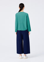 FINE KNIT PLEATS BOTTOM 1、ウィメンズ_パンツ、着用画像2