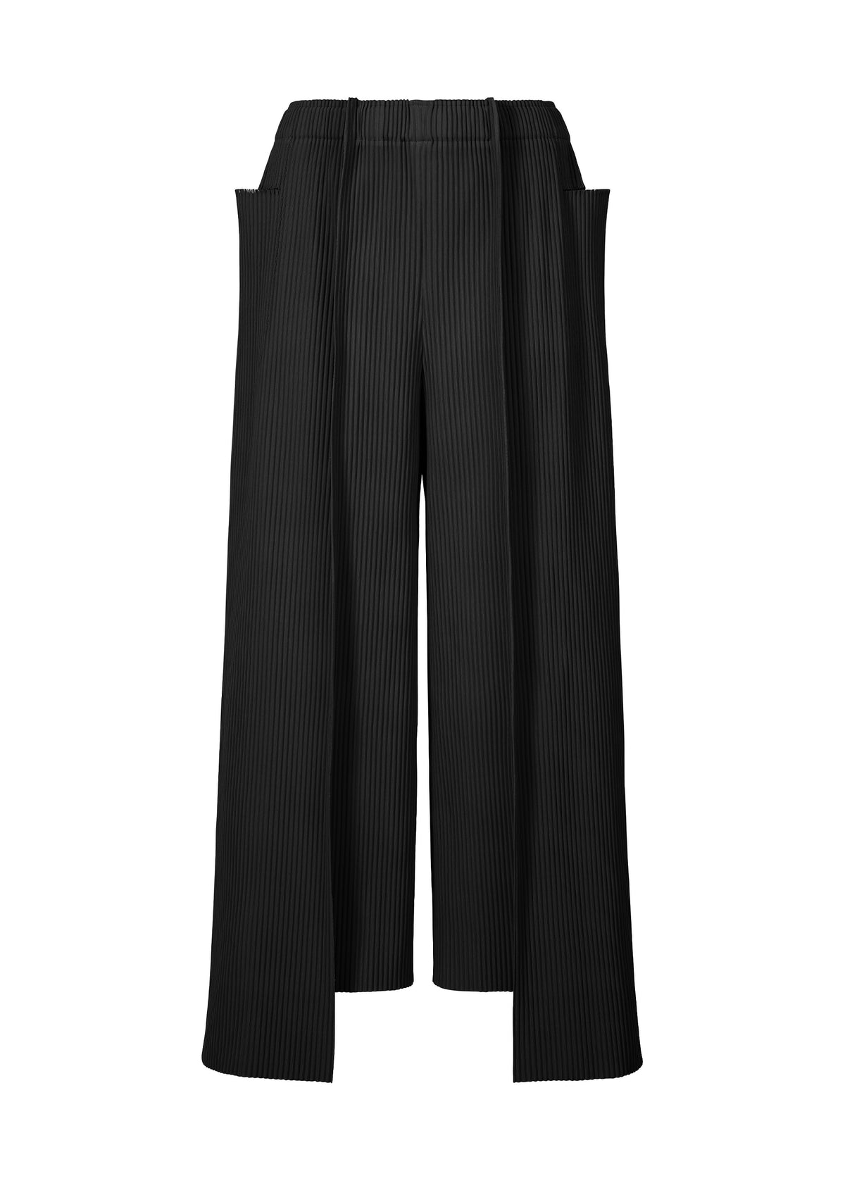 TRICK PLEATS、ウィメンズ_パンツ、ブラック