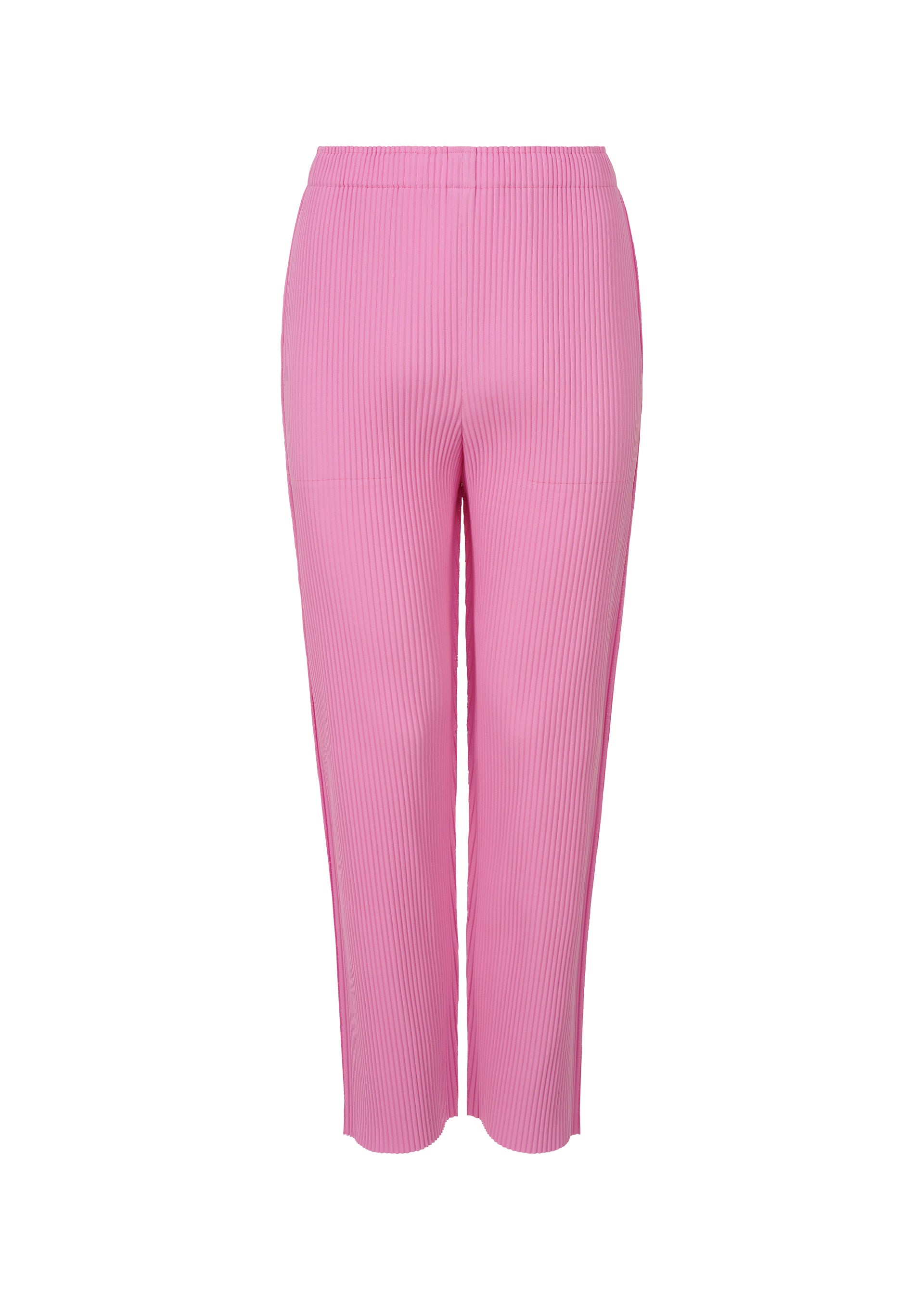 FINE KNIT PLEATS COLOR 2、ウィメンズ_パンツ、ピンク