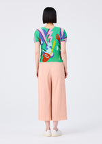 FINE KNIT PLEATS BOTTOM 2、ウィメンズ_パンツ、着用画像2