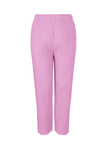 FINE KNIT PLEATS BOTTOM 3、ウィメンズ_パンツ、ピンク