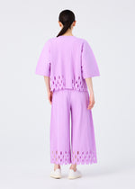 FINE KNIT PLEATS BOTTOM 3、ウィメンズ_パンツ、着用画像2