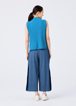 MIX FINE KNIT PLEATS BOTTOM、ウィメンズ_パンツ、着用画像2