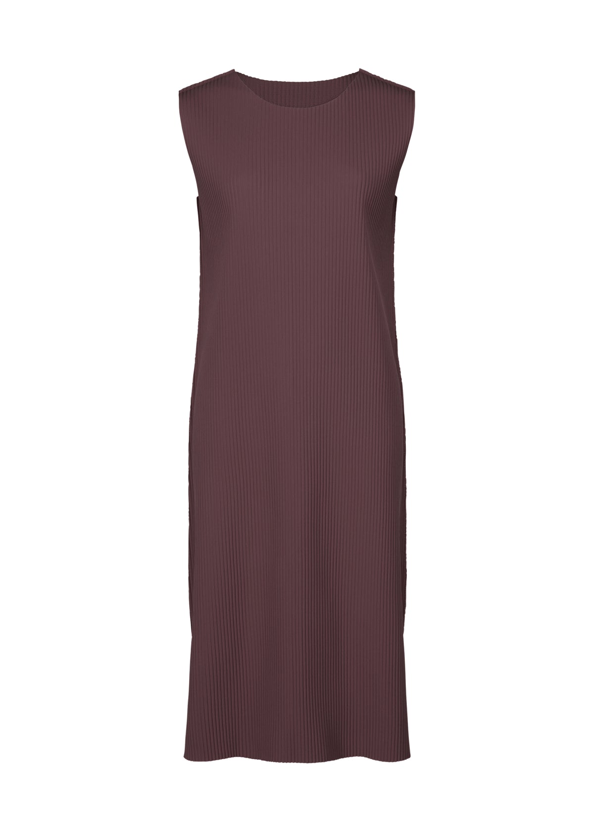 FINE KNIT PLEATS COLOR 1、ウィメンズ_ワンピース、パープル