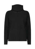 FINE KNIT PLEATS BLACK