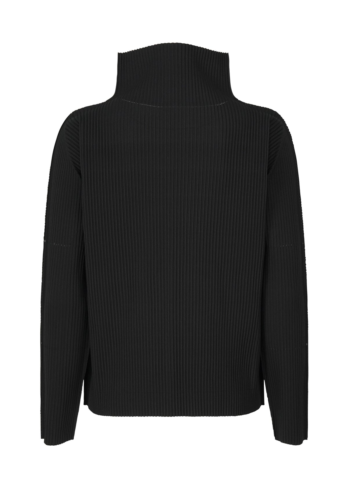 FINE KNIT PLEATS BLACK、ウィメンズ_トップス_トップ、ディテール画像1