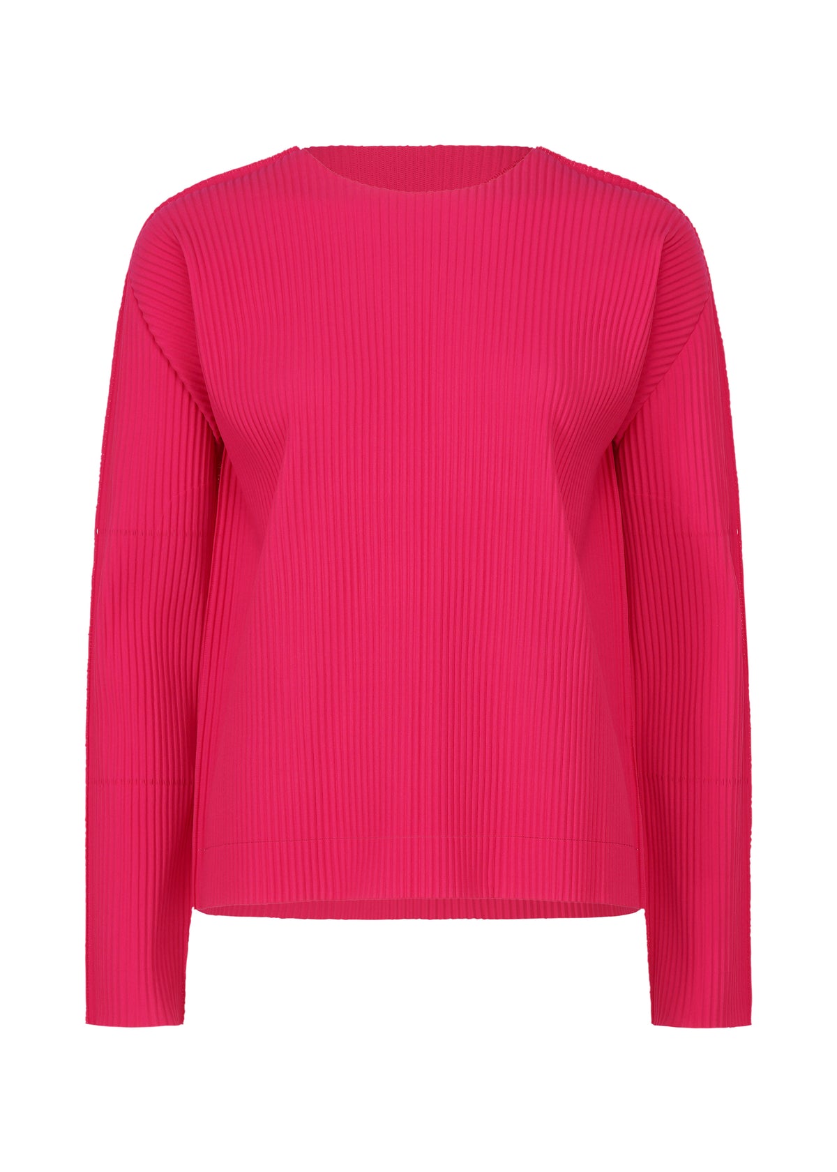 FINE KNIT PLEATS COLOR 1、ウィメンズ_トップス_トップ、ピンク