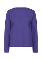 FINE KNIT PLEATS COLOR 1、ウィメンズ_トップス_トップ、ブルー