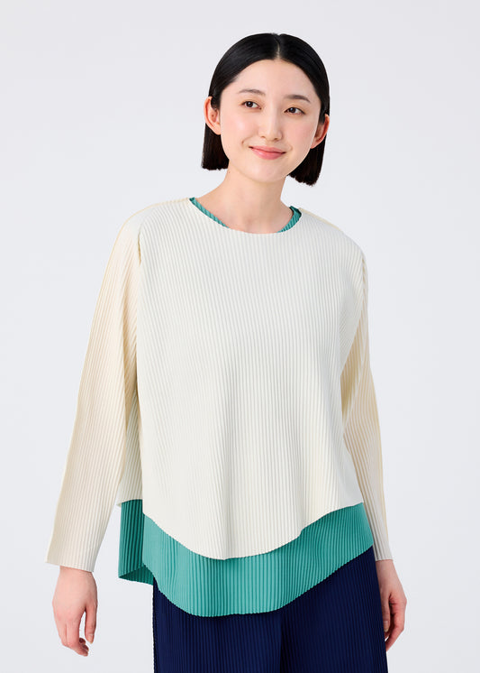 AURORA PLEATS、ウィメンズ_トップス_トップ、着用画像1