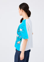 MAGIC FINE KNIT PLEATS T、ウィメンズ_トップス_トップ、着用画像4