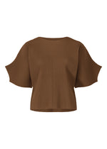 GIZA GIZA PLEATS、ウィメンズ_トップス_トップ、ブラウン
