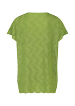 WAVE KNIT STRETCH PLEATS、ウィメンズ_トップス_トップ、ディテール画像1