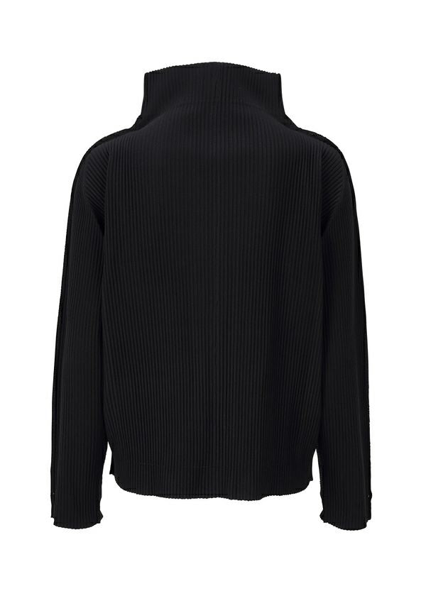 FINE KNIT PLEATS BLACK、ウィメンズ_トップス_カーディガン、ディテール画像1