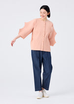 GIZA GIZA PLEATS、ウィメンズ_トップス_カーディガン、着用画像3