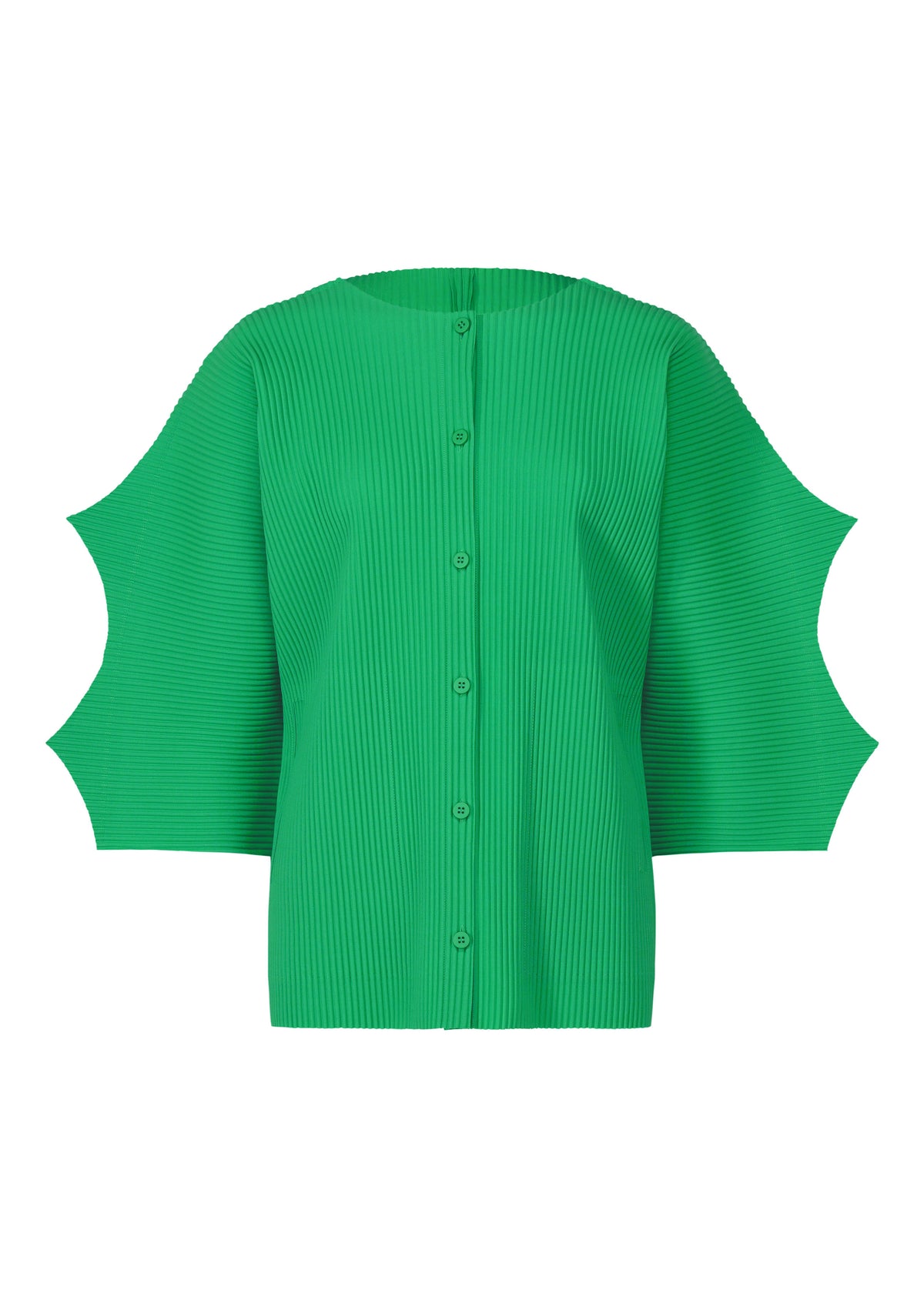 GIZA GIZA PLEATS、ウィメンズ_トップス_カーディガン、グリーン