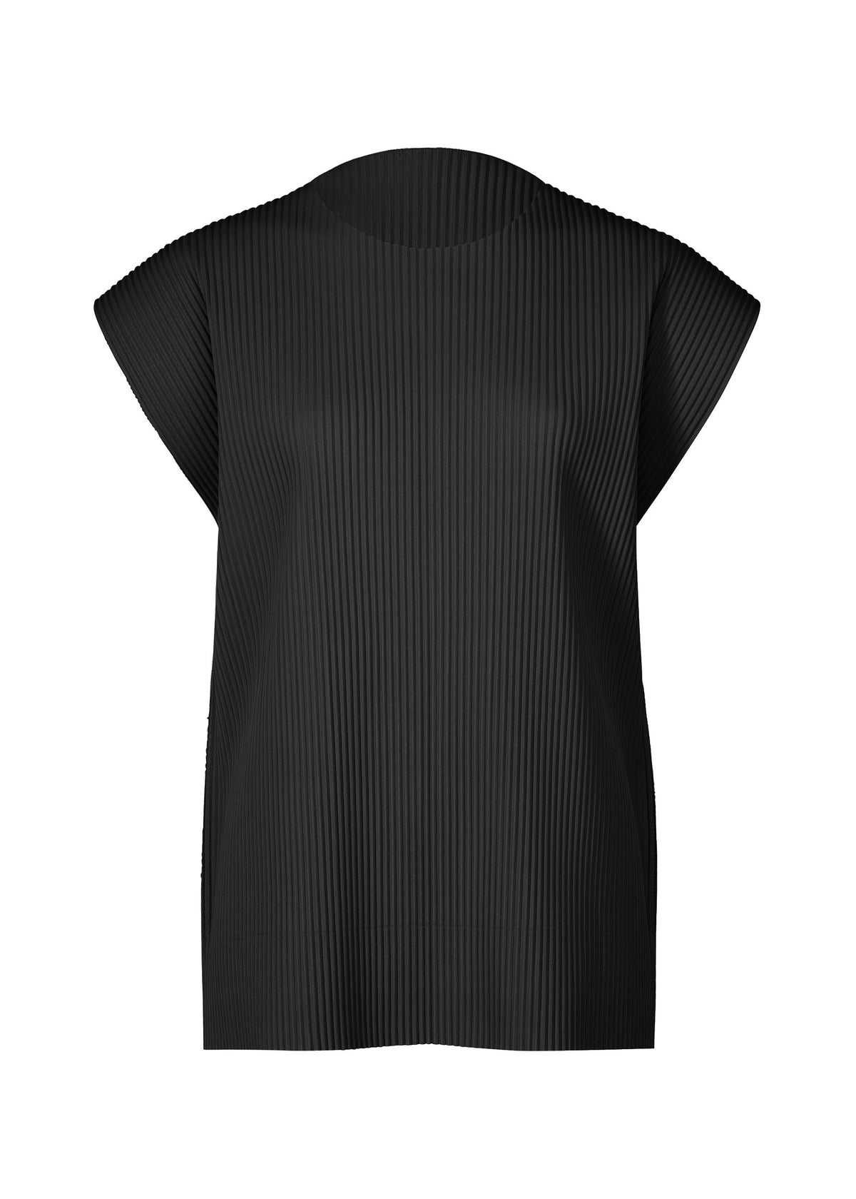 TRICK PLEATS、ウィメンズ_トップス_トップ、ブラック
