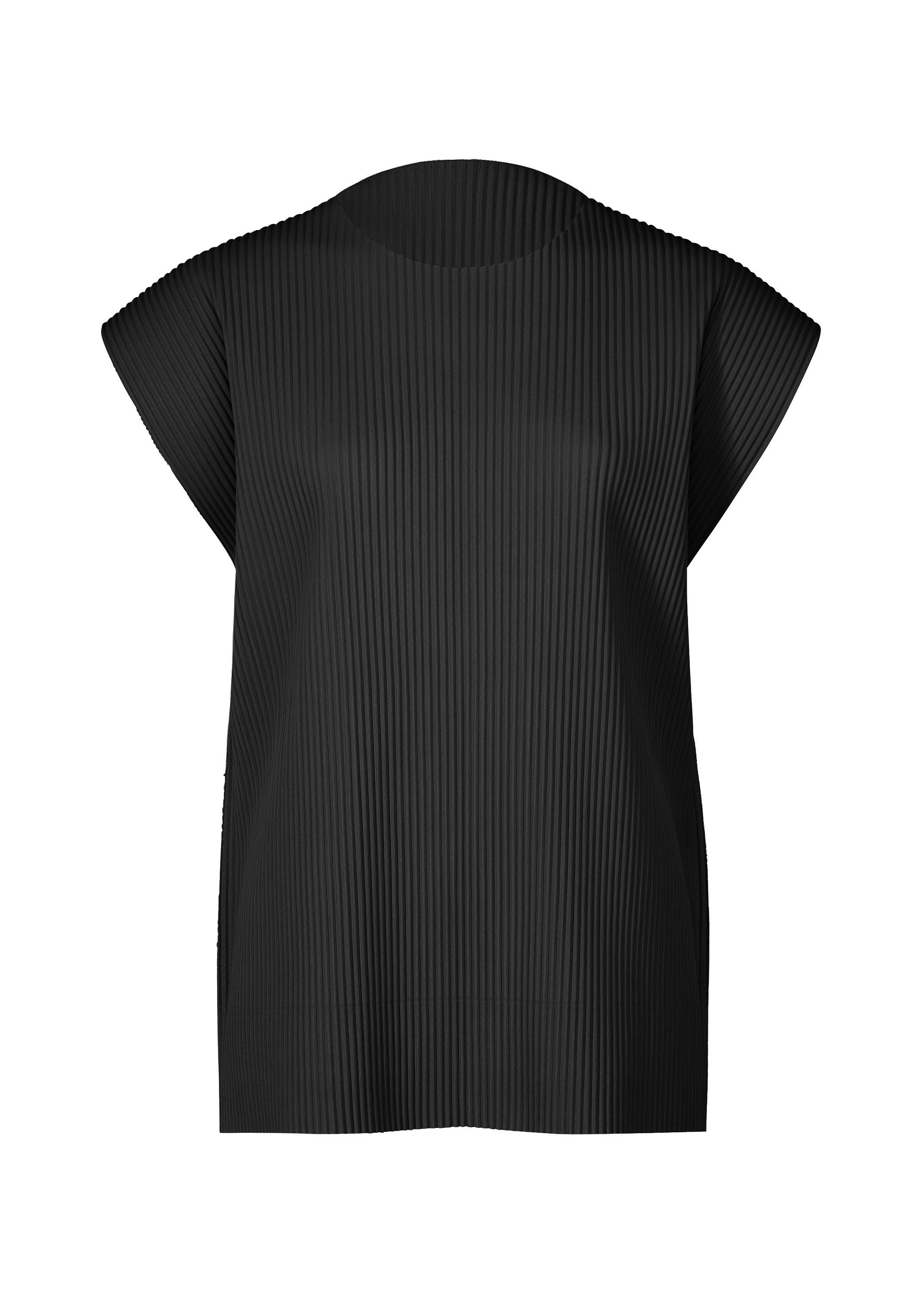 TRICK PLEATS、ウィメンズ_トップス_トップ、ブラック