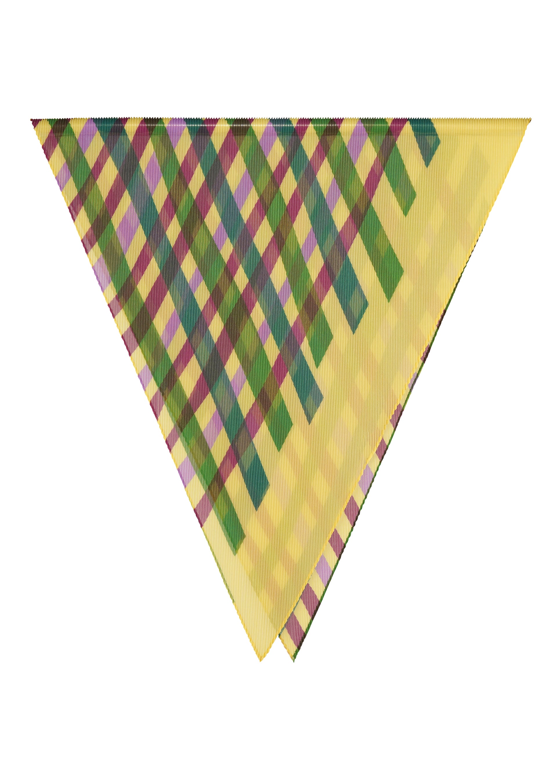 TAPE CHECK PLEATS STOLE – isseymiyake.com