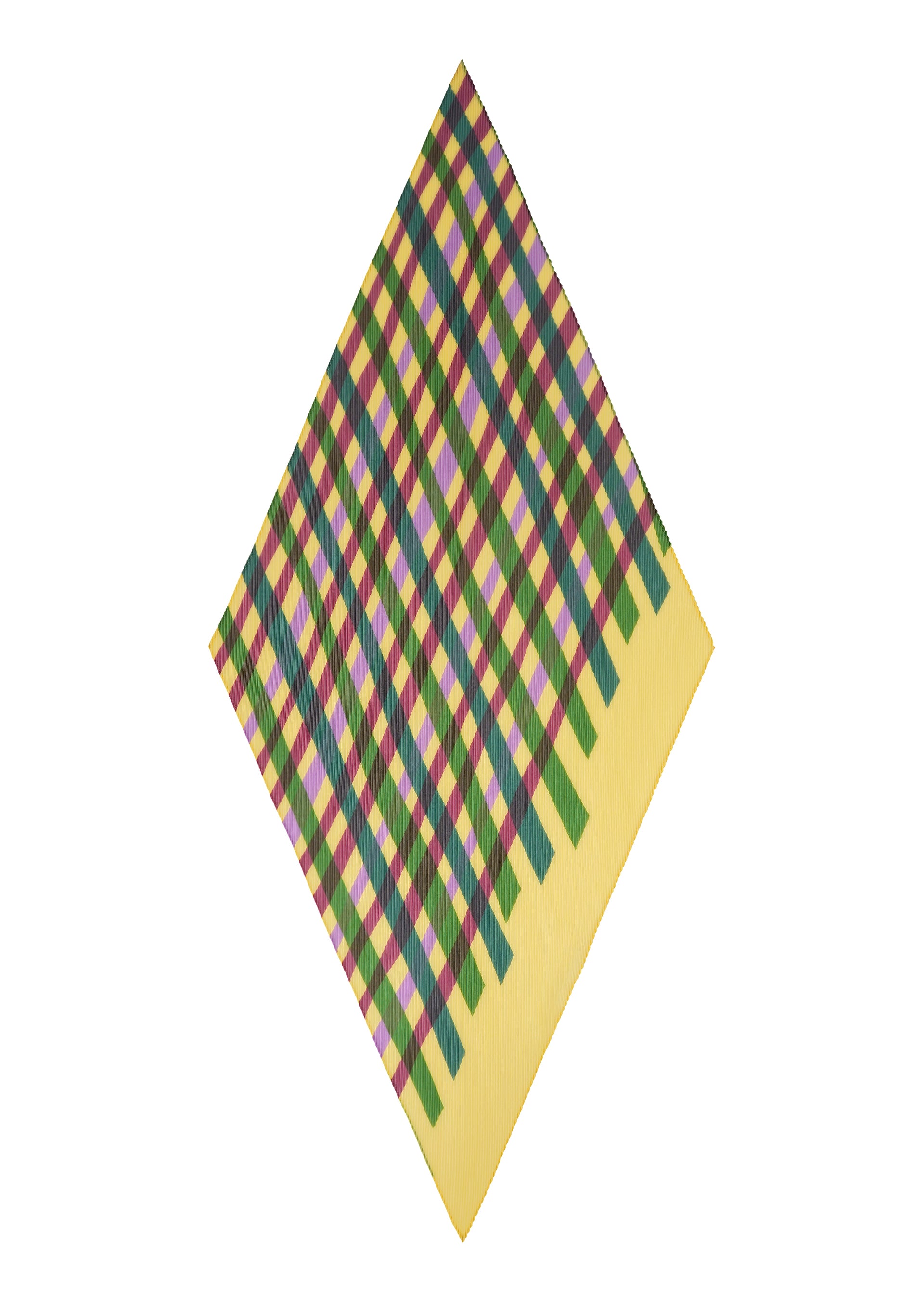 ISSEY MIYAKE チェック柄メッシュストール TAPE CHECK PLEATS STOLE – isseymiyake.com