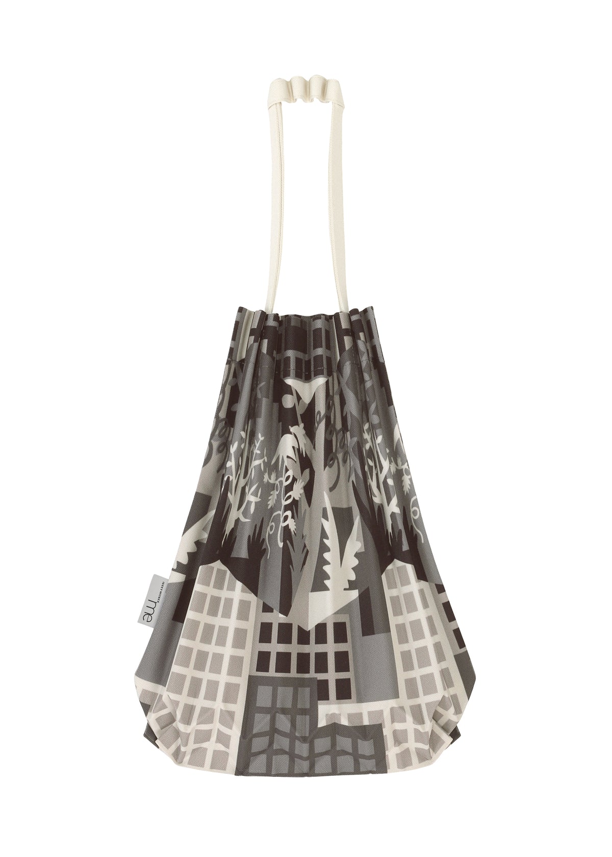 BUILDING TRUNK PLEATS BAG、バッグ&財布_トートバッグ、ディテール画像1