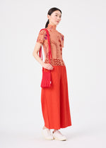 LEAF PLEATS BAG、バッグ&財布_ショルダーバッグ、着用画像1