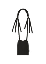 LEAF PLEATS BAG、バッグ&財布_ショルダーバッグ、ブラック