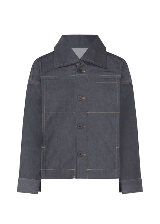 FLAT DENIM、ウィメンズ_ジャケット&コート_ジャケット＆ブルゾン、ネイビー