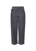 FLAT DENIM、ウィメンズ_パンツ、ネイビー