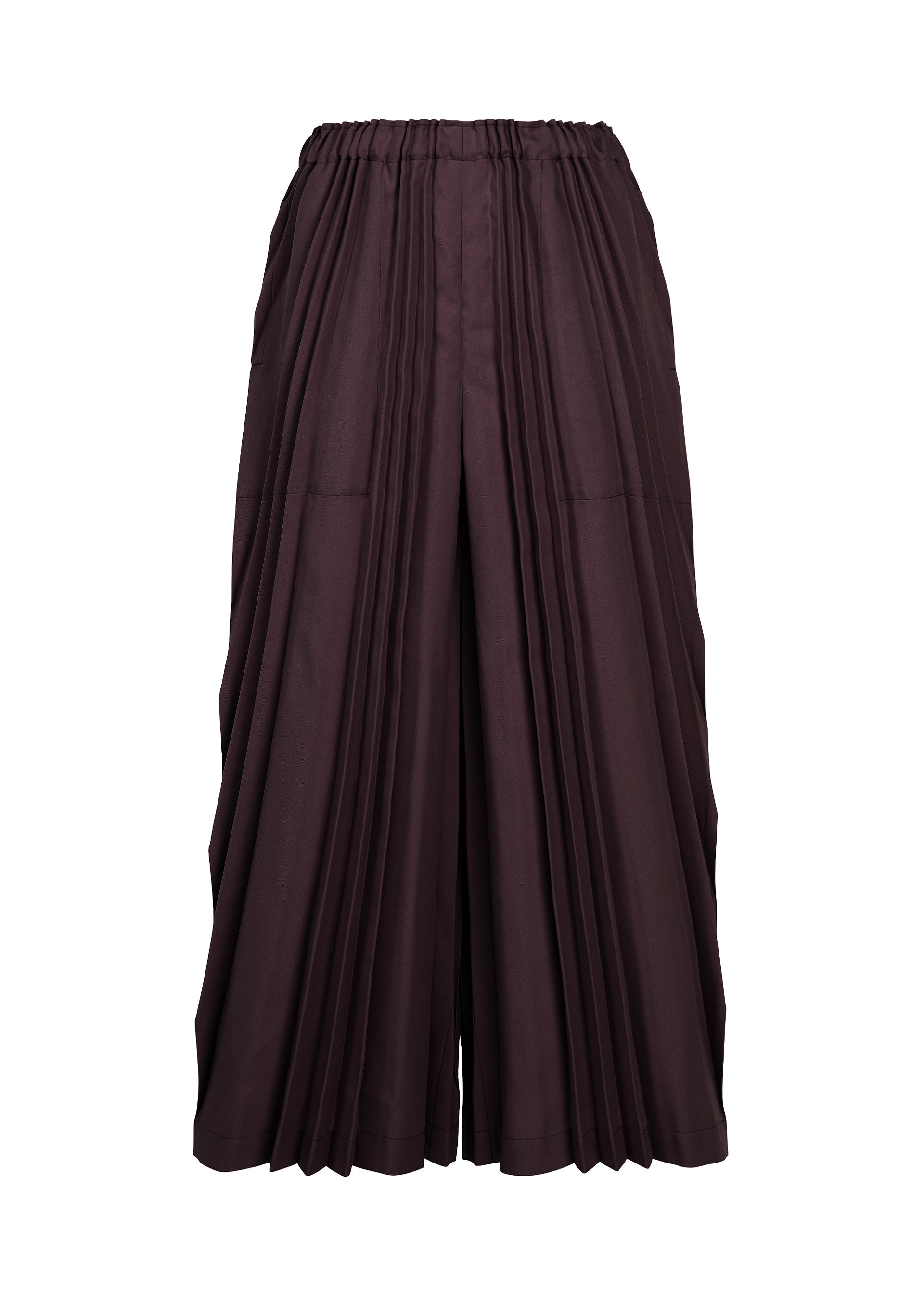 TOWER PLEATS BOTTOM、ウィメンズ_パンツ、パープル