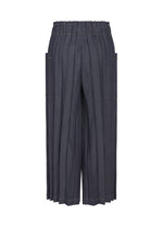 DENIM PLEATS BOTTOM、ウィメンズ_パンツ、ディテール画像1