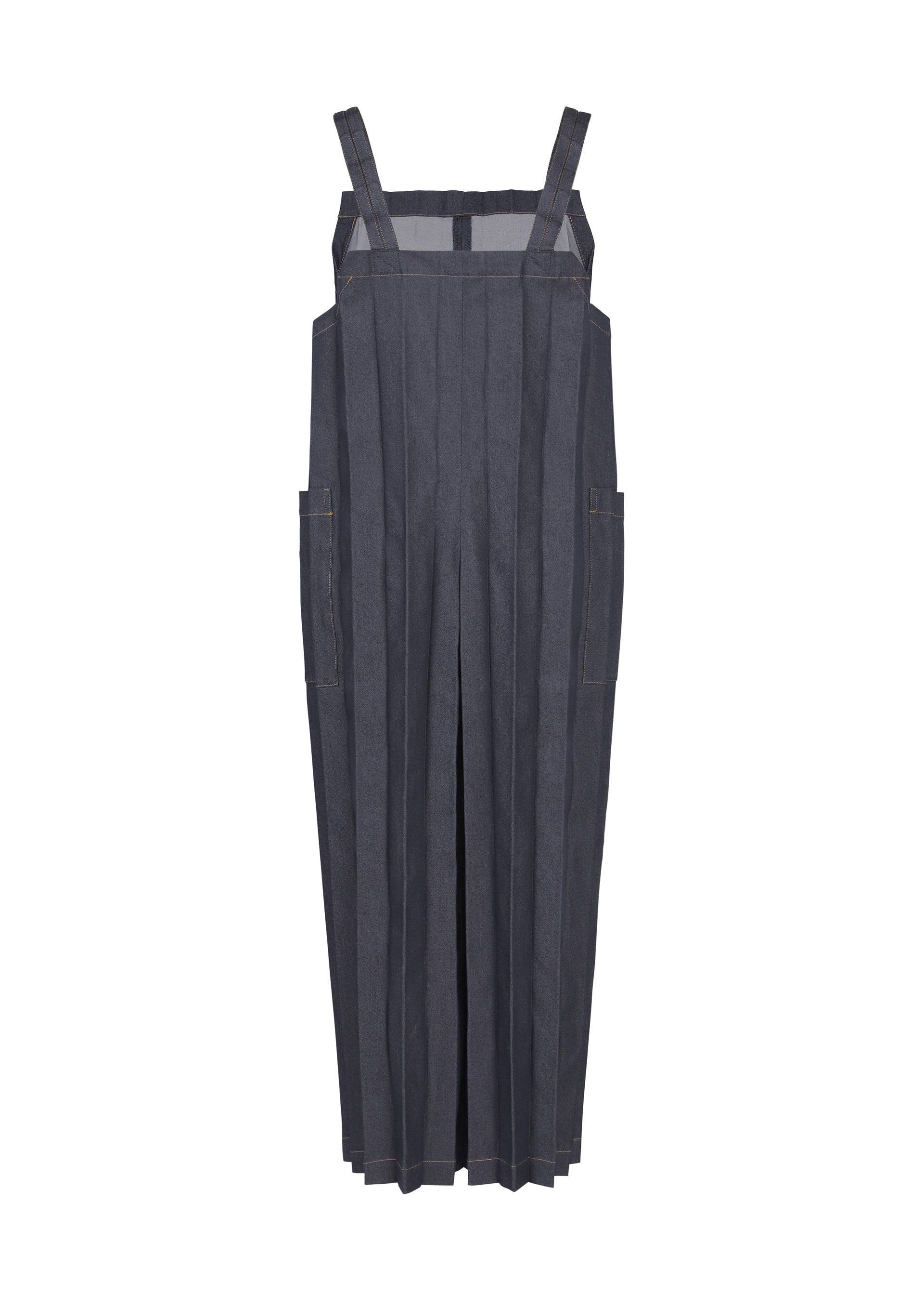 DENIM PLEATS BOTTOM、ウィメンズ_ジャンプスーツ、ディテール画像1