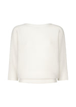 DOLMAN STRETCH PLEATS、ウィメンズ_トップス_トップ、ホワイト