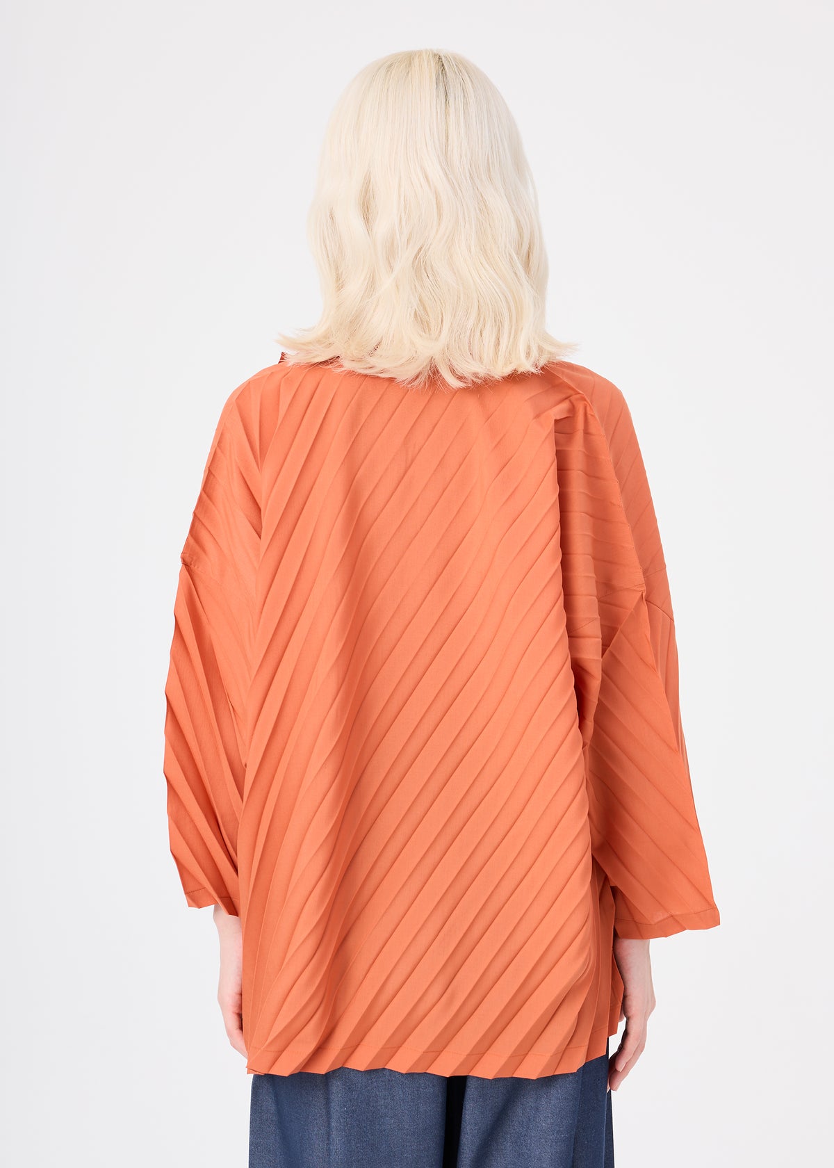 ANGLE PLEATS SHIRT、ウィメンズ_トップス_トップ、着用画像2