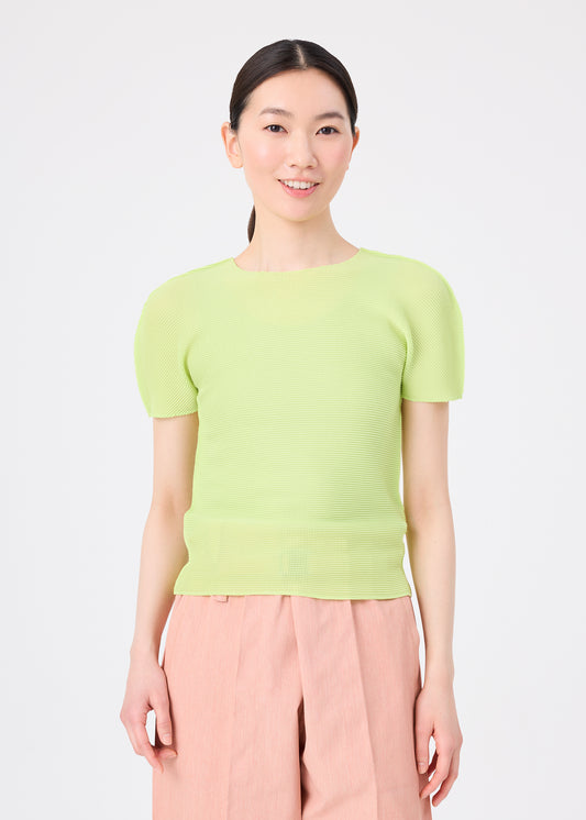 STRETCH PLEATS 1、ウィメンズ_トップス_トップ、着用画像1