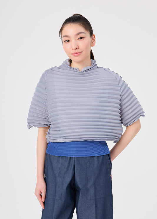 ACCORDION STRETCH PLEATS、ウィメンズ_トップス_トップ、着用画像1