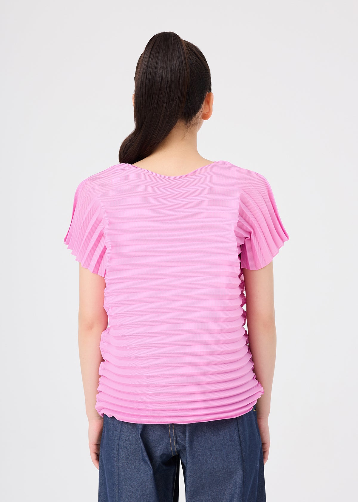 ACCORDION STRETCH PLEATS、ウィメンズ_トップス_トップ、着用画像2