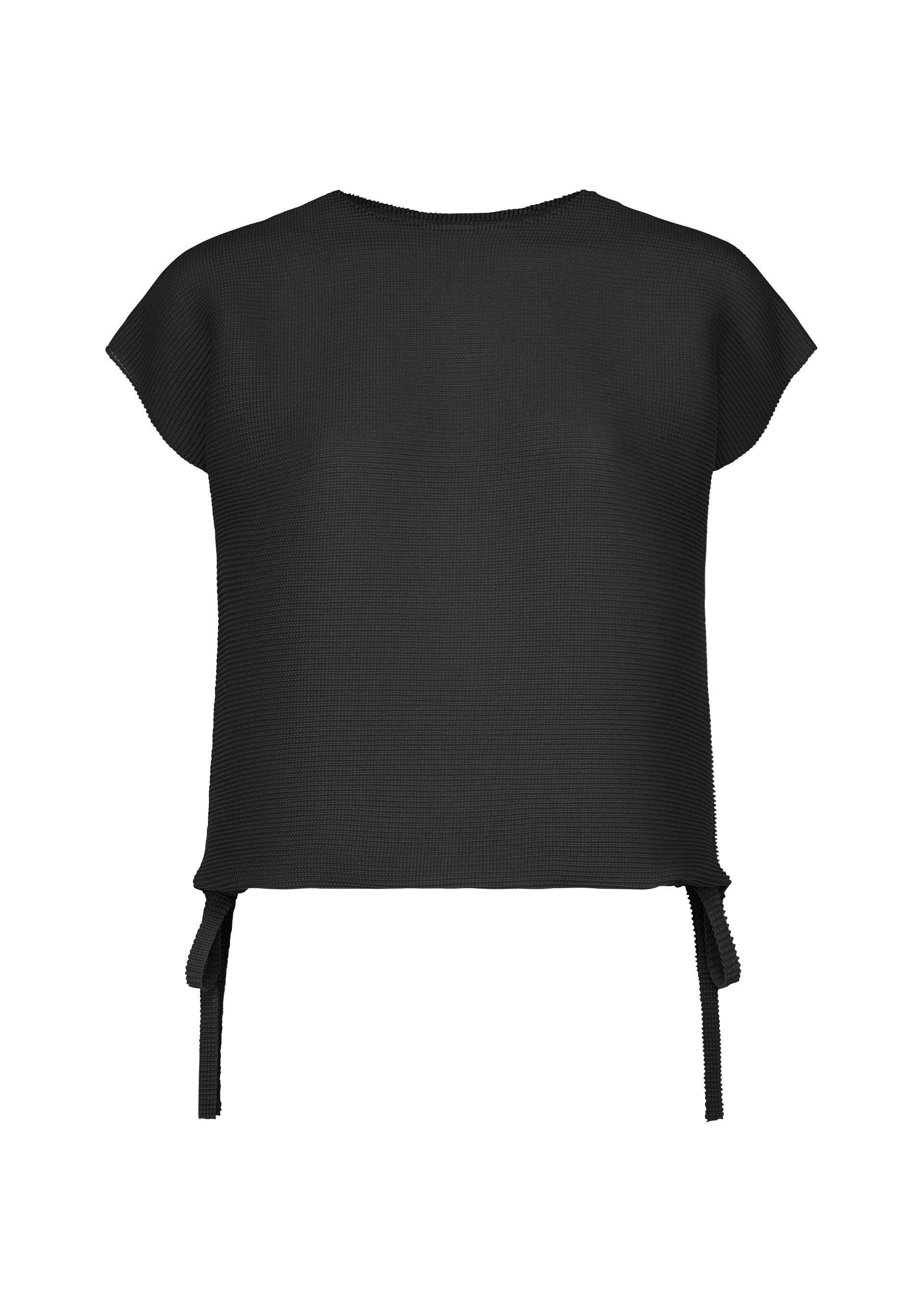 SQUARE STRETCH PLEATS、ウィメンズ_トップス_トップ、ブラック