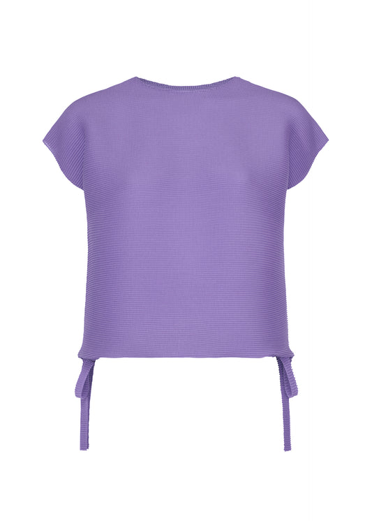 SQUARE STRETCH PLEATS、ウィメンズ_トップス_トップ、パープル
