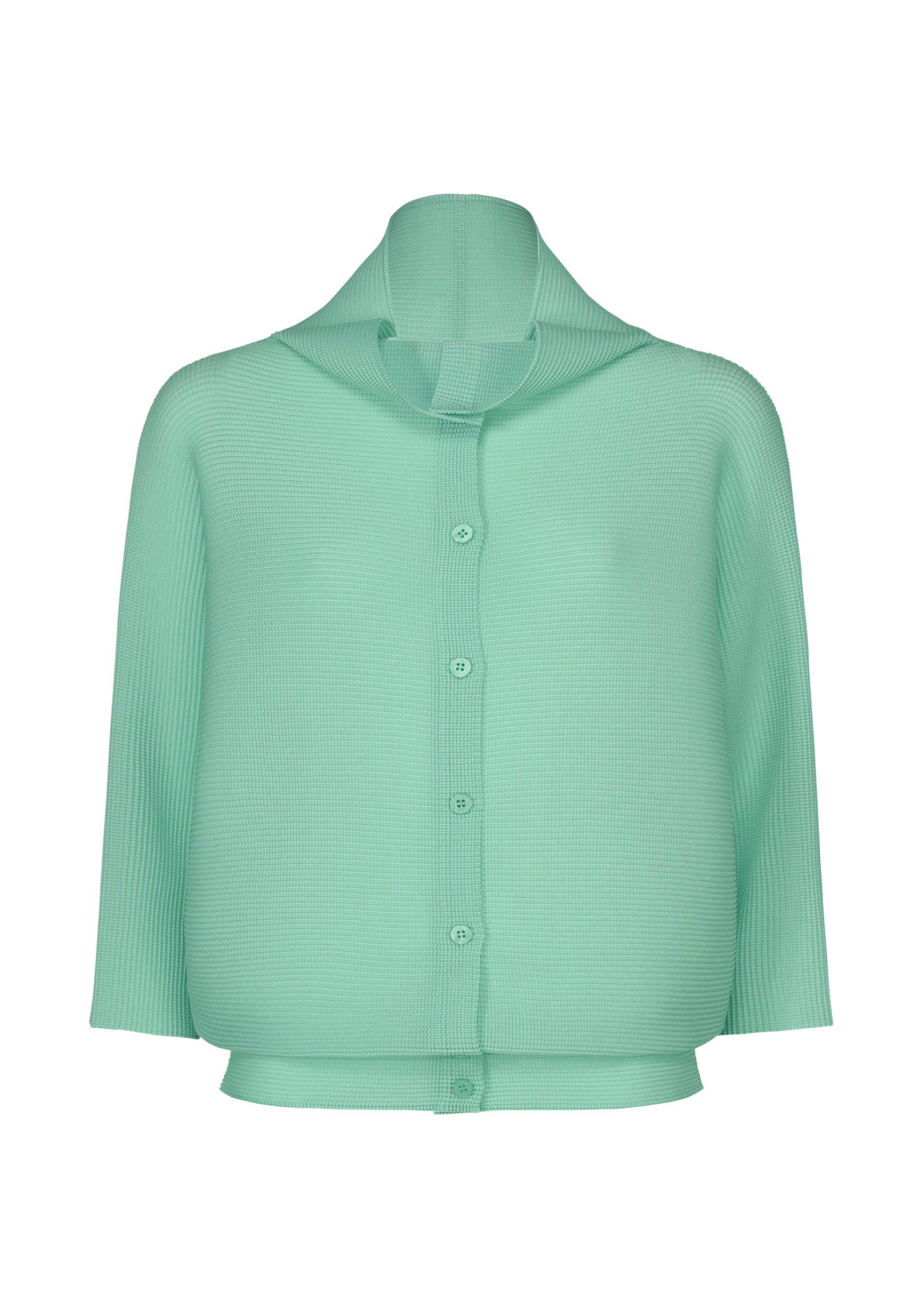 me isseymiyake 七分袖カーデガン DOLMAN STRETCH PLEATS 1 – isseymiyake.com